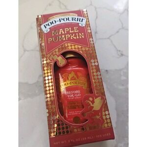 Poo-Pourri Maple Pumpkin‎ Spray Smoked Vanilla2 oz. Traps Odor Before It Begins